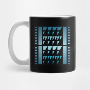 “Dimensional Forest (2)” - V.3 Blue - (Geometric Art) (Dimensions) - Doc Labs Mug